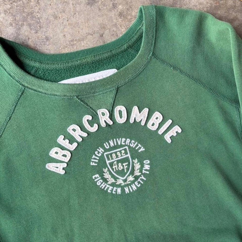 2000s abercrombie cropped sweatshirt - Picture 2 of 4